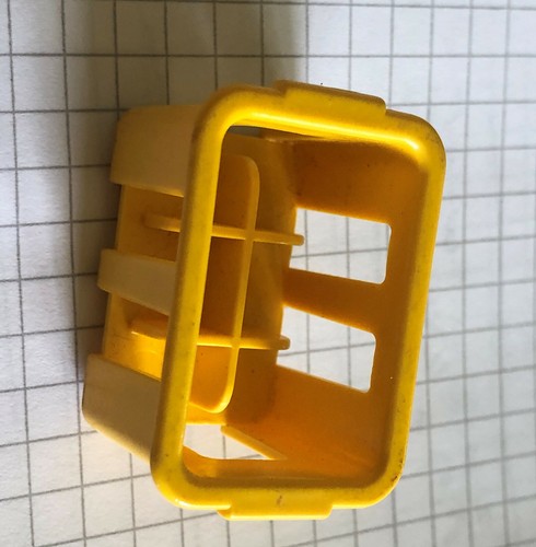 Playmobil casier caisse - caisse, jaune