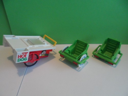 Playmobil 3 charrettes - –,